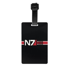 Mass Effect N7 Luggage Tag for Suitcase