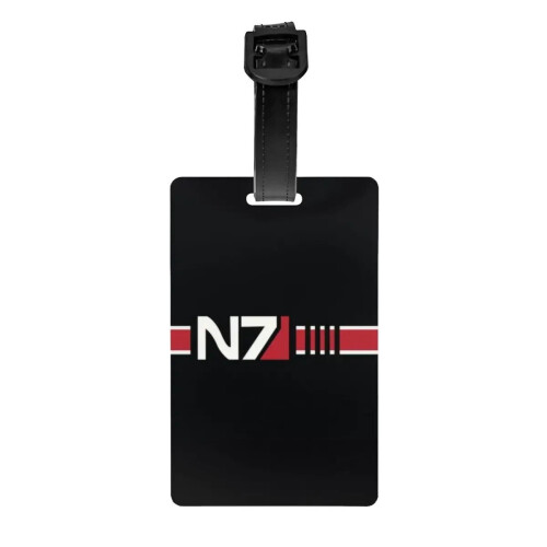 Mass Effect N7 Luggage Tag for Suitcase