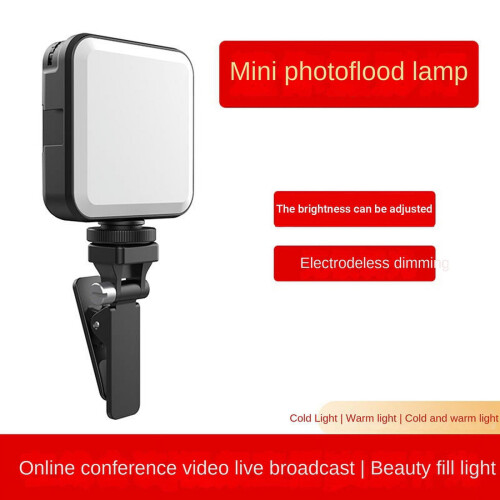 FL02Mini LED-invullicht voor telefoon-, computer- en videogesprekken