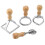 Italian ravioli cutter set 4-piece pasta press tool 1