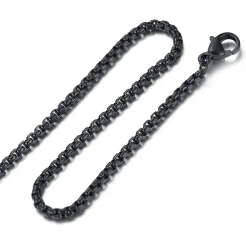 Rolo-kjede i rustfritt stål 7 mm 101 cm 2