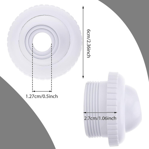 Pool Jet Nozzle Eyeball Inlet 3/4 inch 2 pcs 1