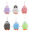 Microfiber Hand Towels Cartoon Animal Design 2-Pack 4