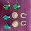 St. Patrick's Day dörrskylt shamrock hängande dekor set24 4
