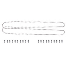 Pull Chain Replacement for Ceiling Fan Light Silver 1m with