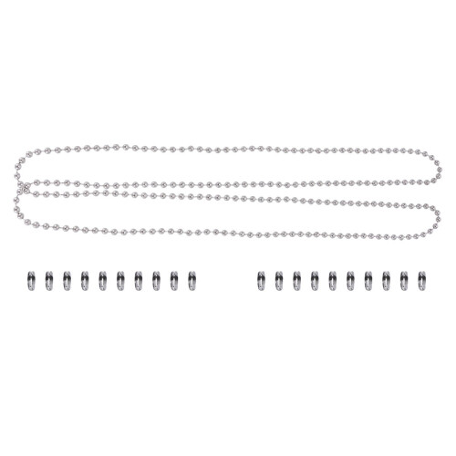 Pull Chain Replacement for Ceiling Fan Light Silver 1m with