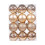 Christmas Tree Ornament Pendant 24PCS 6cm Beige 1