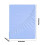 King Size Fitted Sheet Blue Brushed Microfiber 70x60x11.8 In 2