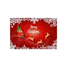 Santa Welcome Doormat Non-Slip Christmas Rug 1 Pack
