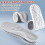 Solette in memory foam Cloud con supporto per l'arco plantare per uomo e 3