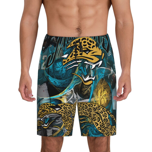 Herrpyjamasbyxor med Jaguar-logotyp, 1 par