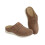 Sapatos femininos marrons confortáveis com biqueira acolchoada e sola grossa. 5