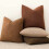 Μαξιλαροθήκη Boucle σε χρώμα Hazel Brown 22x22 ιντσών (2 τεμάχια) 6