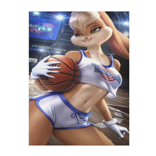 Lola Bunny plush throw blanket 40" x 30"