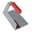 Silicone Grill Press Sleeve 4L x 7.5W Inch Silver 1
