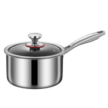 Stainless Steel Saucepan with Glass Lid 1 Qt
