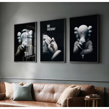 Christian Hypebeast Figure Poster Set 3 pcs
