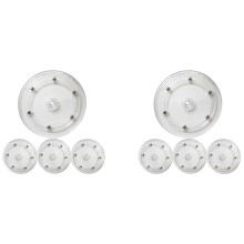 Clear acrylic lazy susan turntable 6 inch 8 pcs