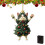 Black and White Cat Christmas Ornament 2024 1