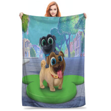 Puppy Dog Pals flannel blanket 60" x 50"