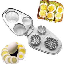 Egg slicer stainless steel 3-in-1