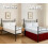 Bordeauxrode microvezel bedrok, queensize, 25 cm hoog. 6