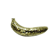 Gold Banana-Shaped Disco Ball Home Decor 1pc