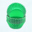 Caissettes à cupcakes et muffins en aluminium vert (100 unités) 1