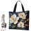 Bolsa de algodão acolchoado vintage para mulheres, 40 x 34 cm (15,75 x 13,4 polegadas). 4
