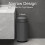 Motion Sensor Trash Can Plastic 2-Gallon Slim Cement Grey 4