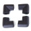 24Pcs StoßStangeneckenschutz Von Table  Baby Safety Black 2
