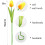 Bouquet di tulipani artificiali effetto "tocco reale" (20 pezzi) 5