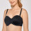 Damen-BH, trägerlos, mit Bügeln, ungefüttert, Minimizer, Übergröße 3