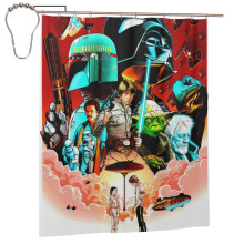 Star Wars strip douchegordijn 66x72 inch waterdicht polyester