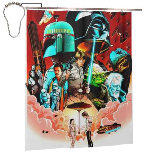 Star Wars Comic dusjforheng 66x72 tommer vanntett polyester
