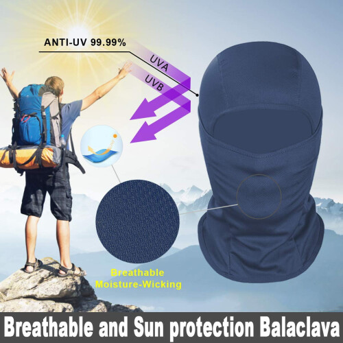 Pasamontañas unisex con protección UV y ligero. 2