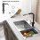 Rust-Resistant Kitchen Sink Soap Dispenser with Pump Head 2