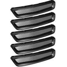 ABS Black Car Front Bumper Hood Grill Grille Cover Trim for EK CX DX EX HX LX Type R 1996 1997 1998