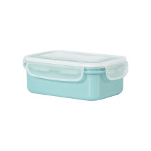 Hmsavn lunch box plastic sealed food container 1 piece blue