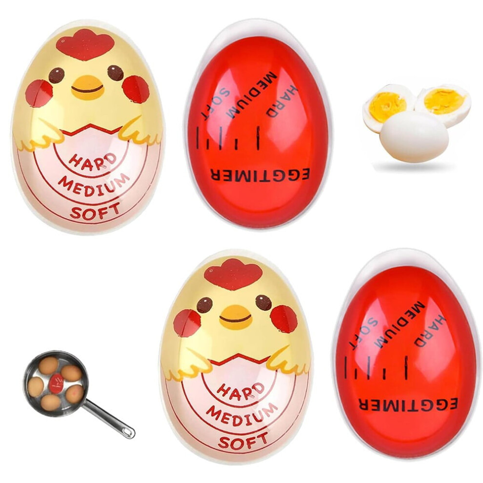 Egg Timer Soft/Hard Boil Reusable 2 Pcs