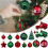 Green Christmas Ball Ornaments 72 pcs 1