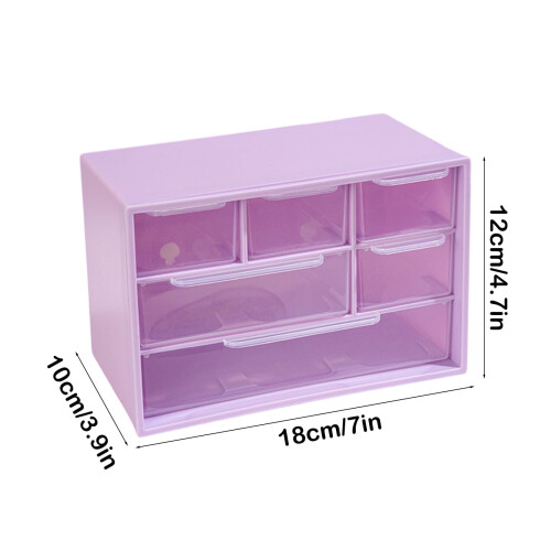 Clear Plastic Jewelry Organizer Box with Dividers 2