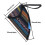Funda protectora triangular de tela para ocarina con asa. 3