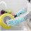 Latex Waterproof Dishwashing Gloves Medium Long Cuff Flock 2