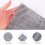 Table Mats Grey Heat and Stain Resistant 6 Pcs 4