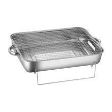 Tongina stainless steel roasting pan with rack 16.5-inch