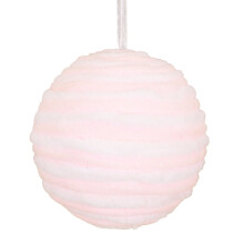 Pink Christmas Ornament Foam Ball Holiday Decoration 1 Piece
