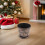 Plastik juletræsfod mørkebrun festlig design 5