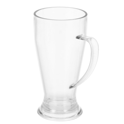 Plastic Draft Beer Mug 460 ml with Handle
