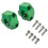 Motorcycle Handlebar Riser Aluminum Alloy Green 2